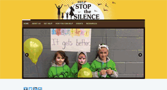 Desktop Screenshot of helpstopthesilence.org