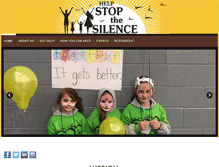Tablet Screenshot of helpstopthesilence.org